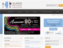 Tablet Screenshot of illinoisrestaurants.org